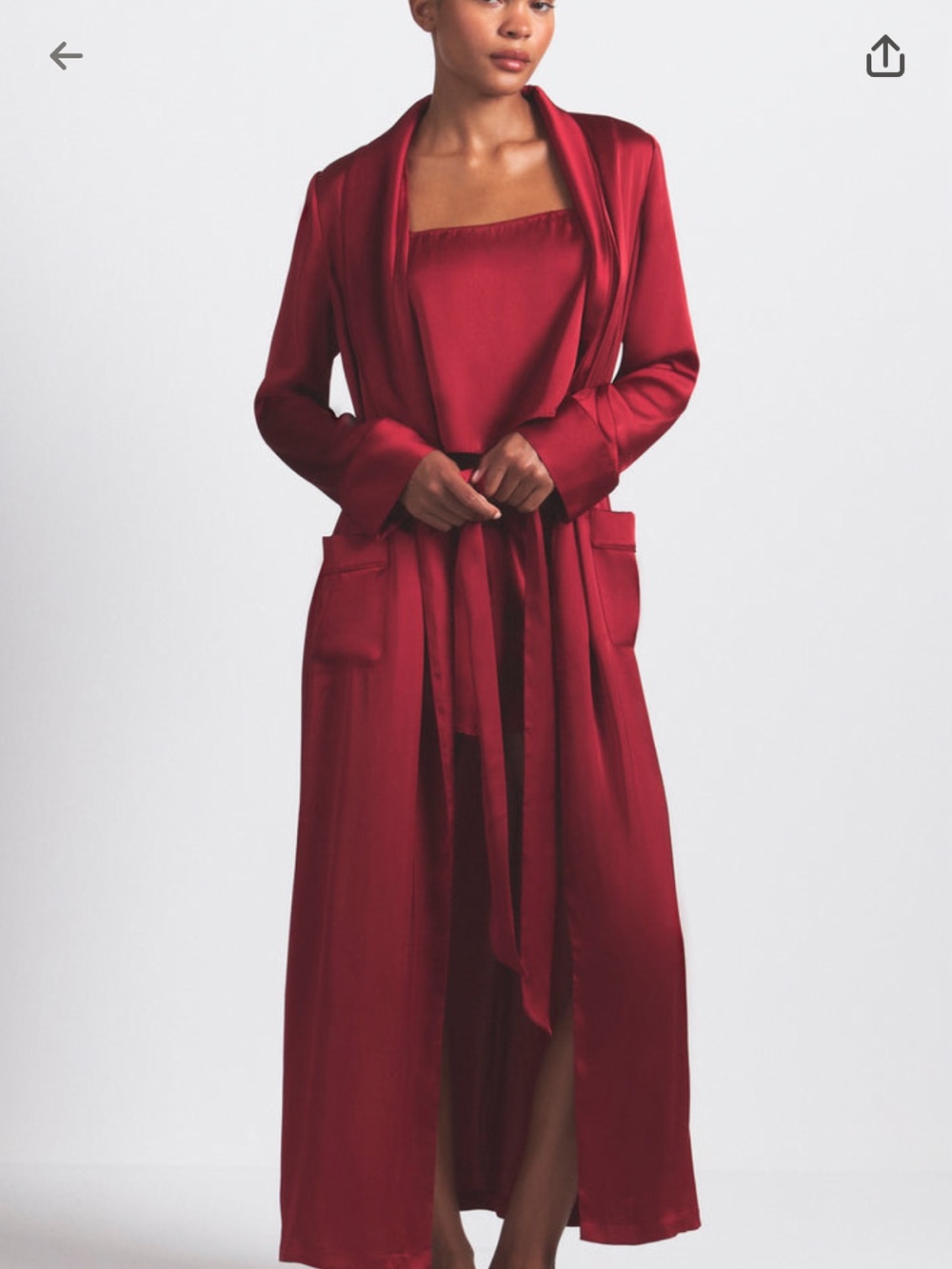 ❌SOLD❌ Skims Shine Robe - Picture 2 of 9